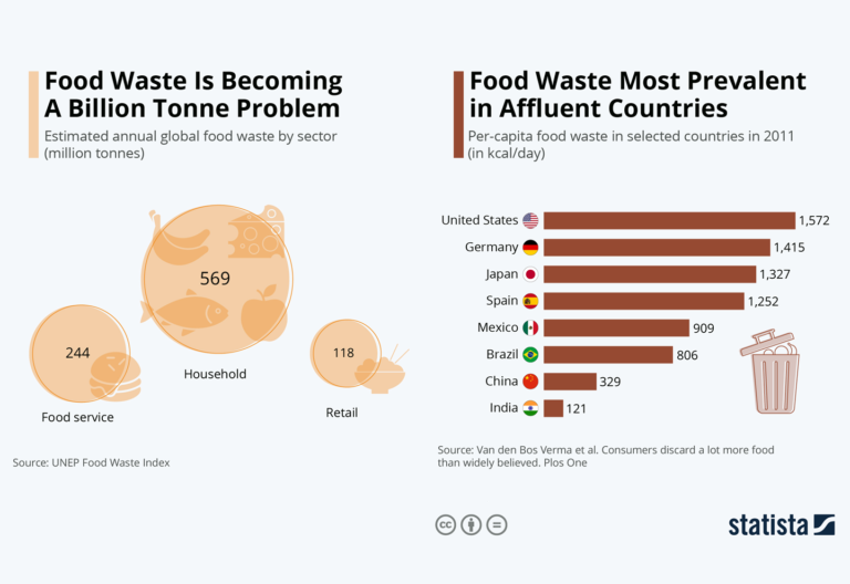 Food waste almost one and a half billion tonnes worldwide Veritas